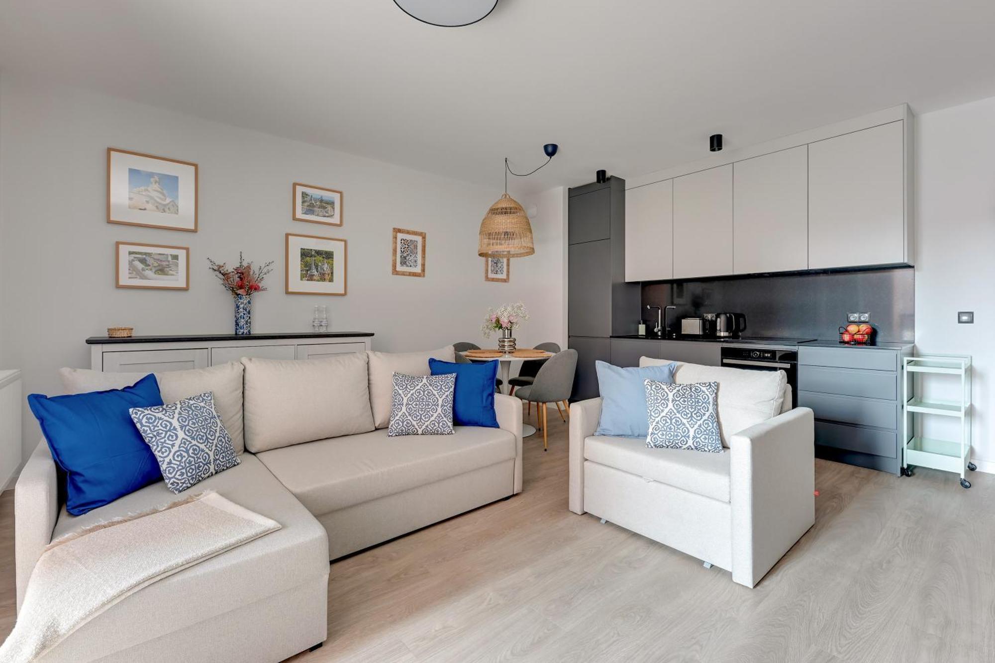 גדנסק Scala 60K City Center Apartments With Parking By Lion Apartments מראה חיצוני תמונה