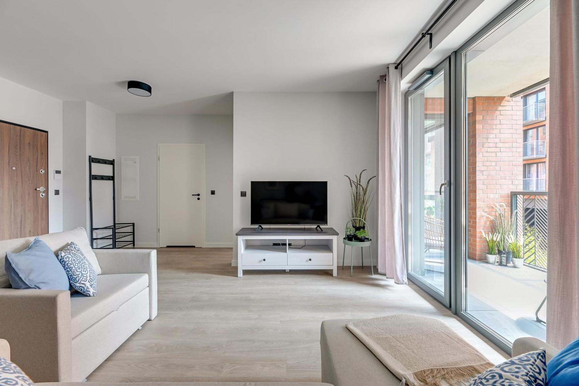 גדנסק Scala 60K City Center Apartments With Parking By Lion Apartments מראה חיצוני תמונה