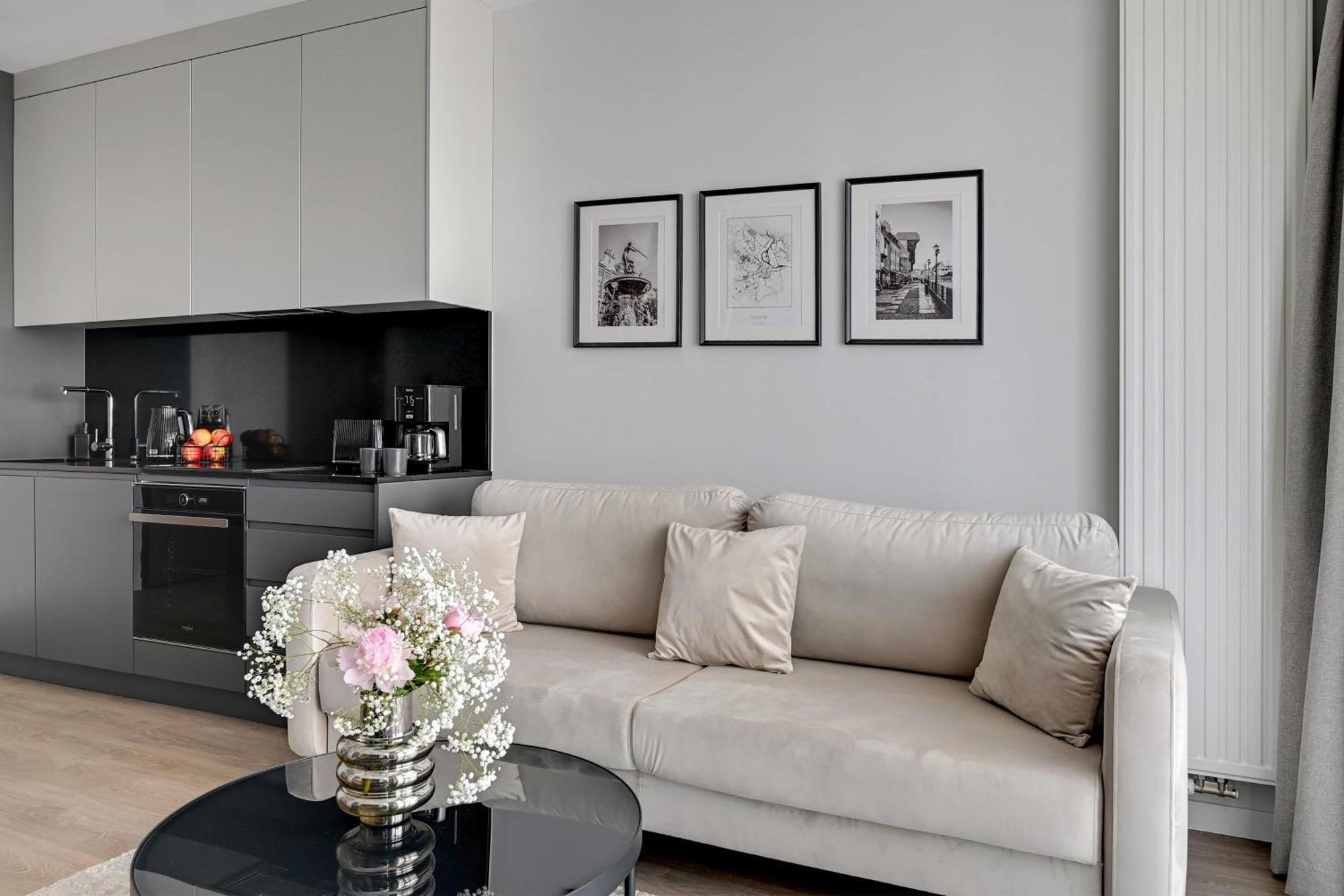 גדנסק Scala 60K City Center Apartments With Parking By Lion Apartments מראה חיצוני תמונה